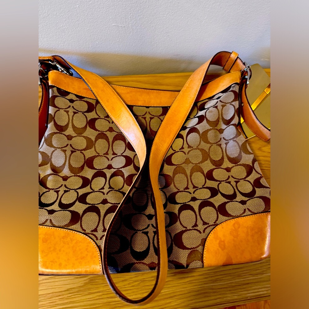 Vintage Coach Monogram Crossbody